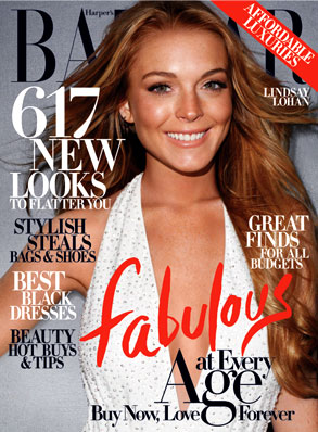 Lindsay Lohan, Harper's Bazaar Magazine Lindsay Lohan, Harper's Bazaar Magazine